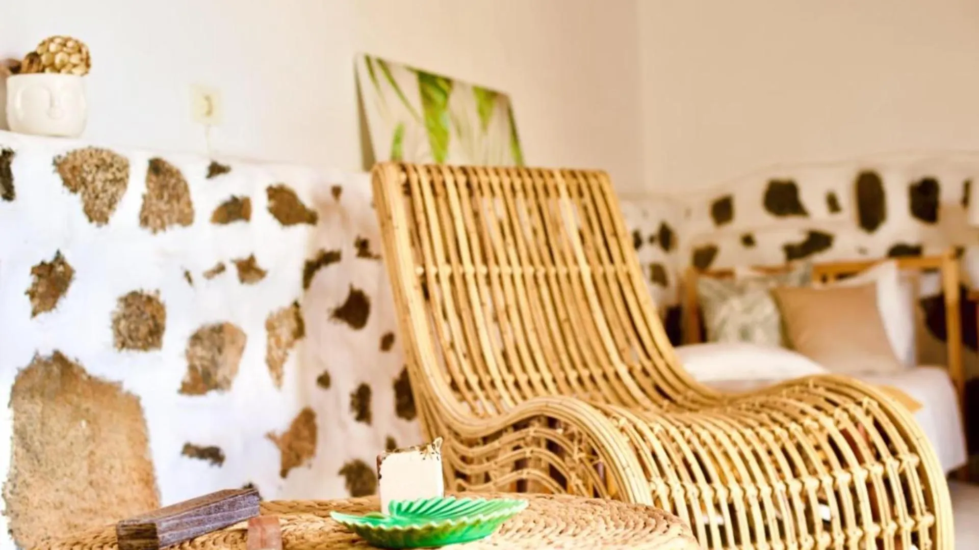 Studio With Pool Garden And Open Roof Bathroom 라하레스 0*,  스페인